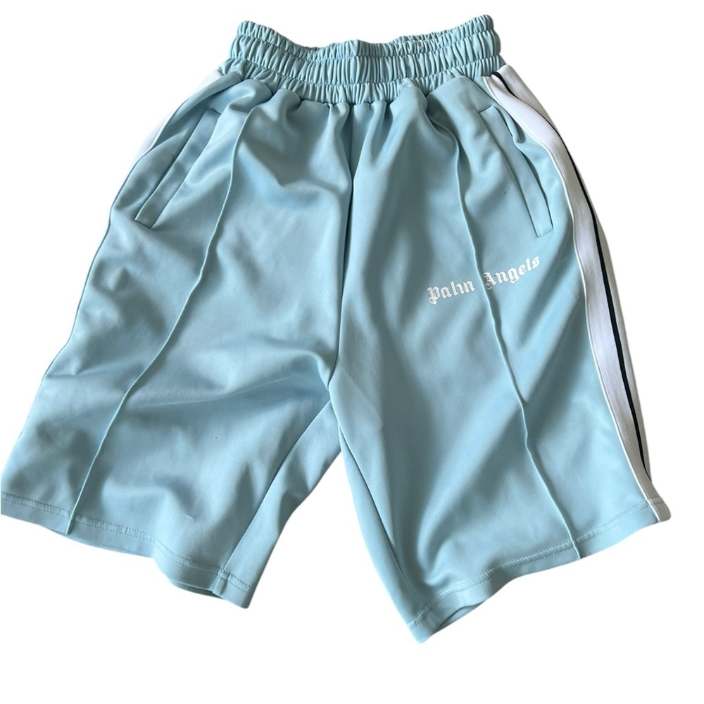 COPY - Mens Palm Angel Track Shorts Light Blue - Small